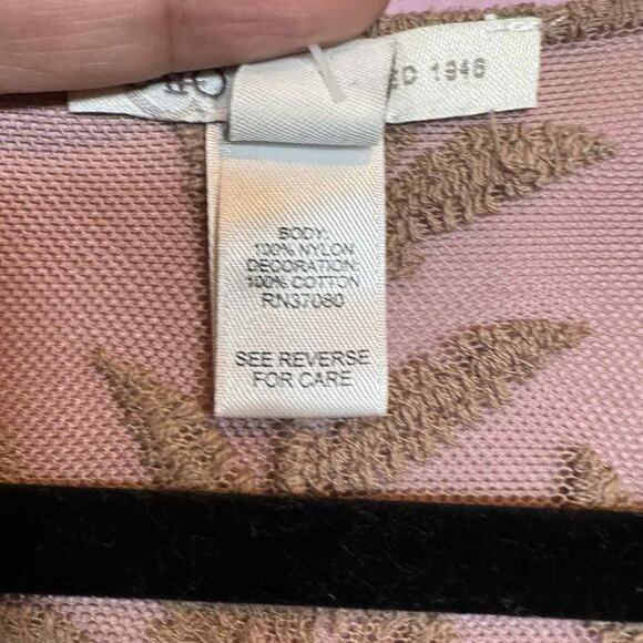 Cato New With Tags Brown Lace Sleeveless Long Fringe Vest Size 22/24 - Picture 7 of 7